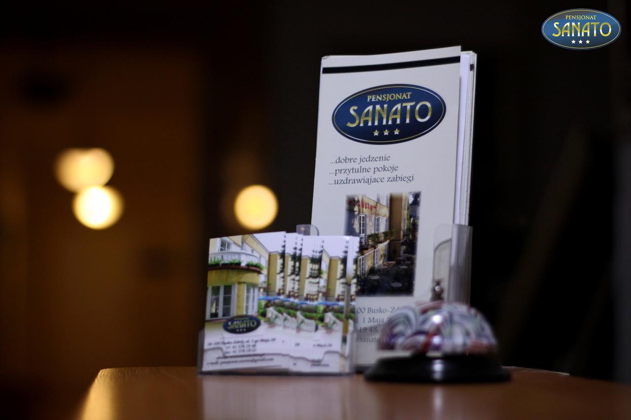 Pensjonat Sanato Hotell Busko-Zdrój Exteriör bild